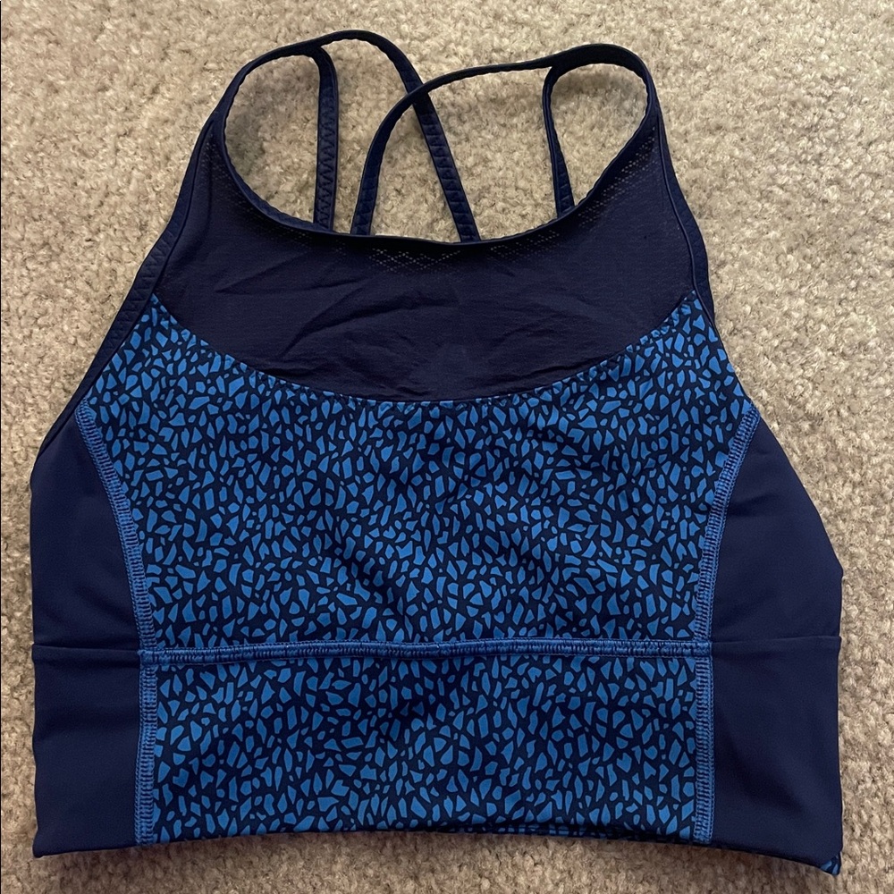 Lululemon cropped sports bra